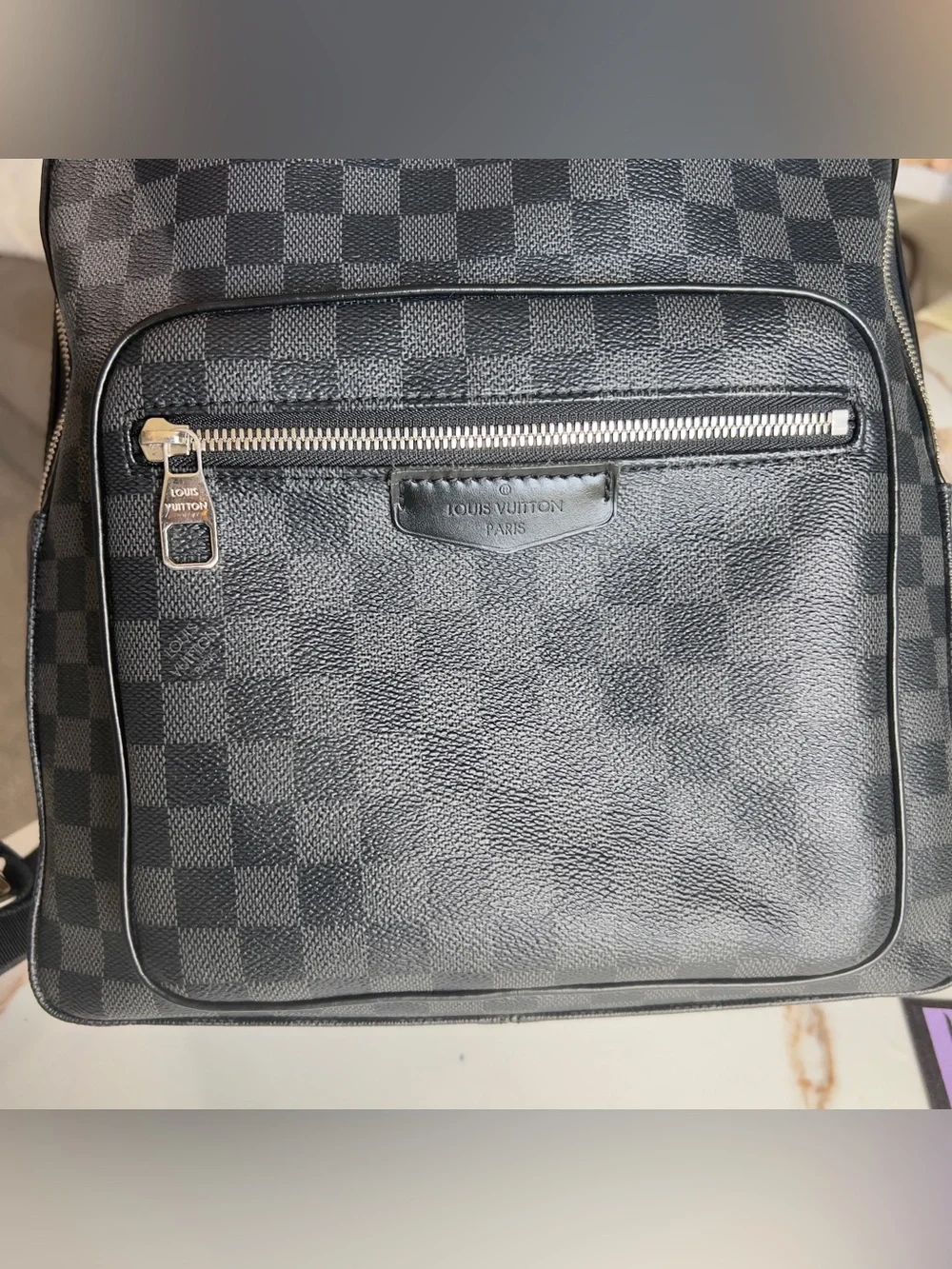 Authentic Louis Vuitton Josh Backpack Damier Graphite
